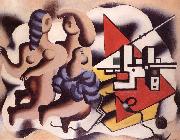 Fernand Leger Iwo women oil